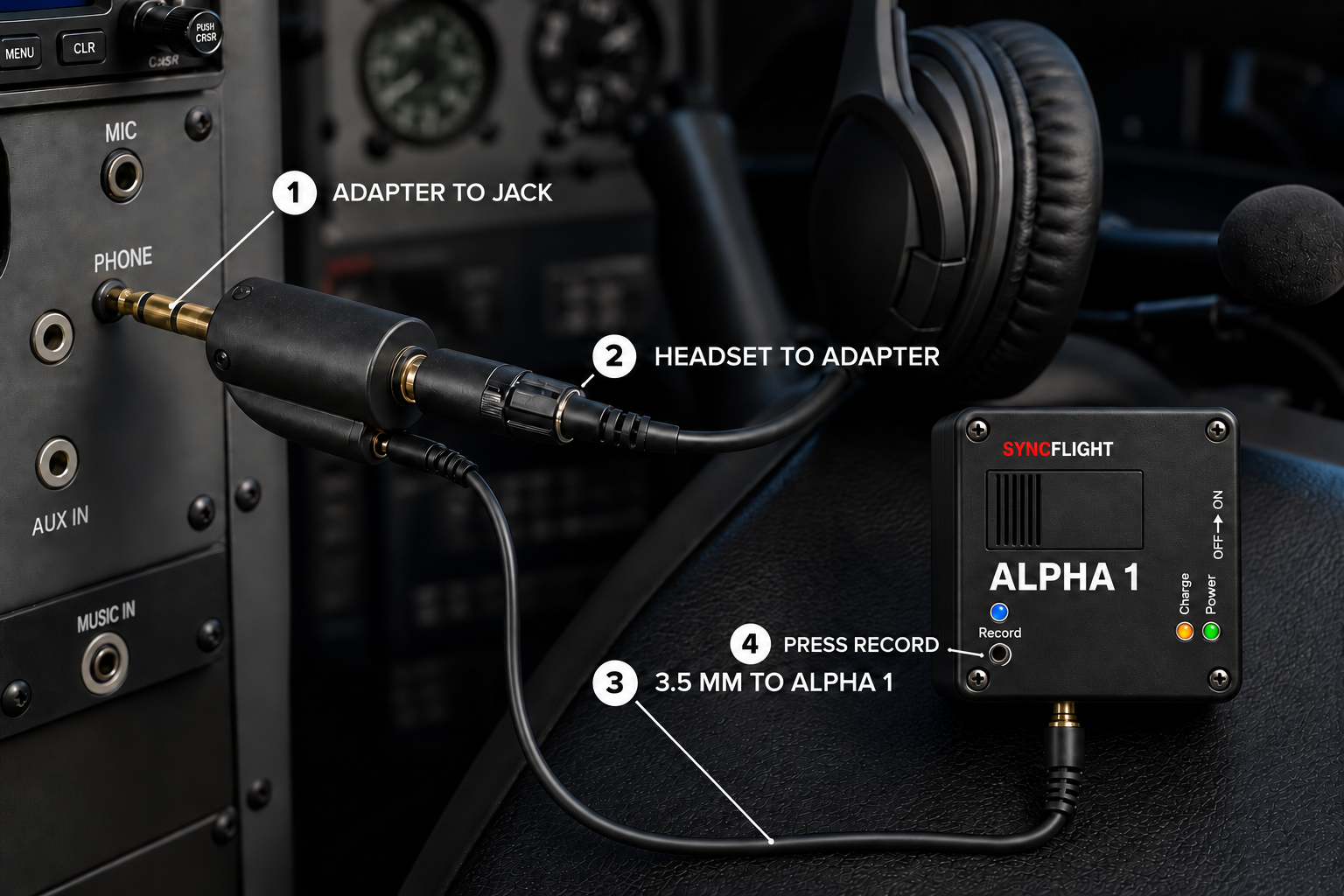 Portable Alpha 1 connection