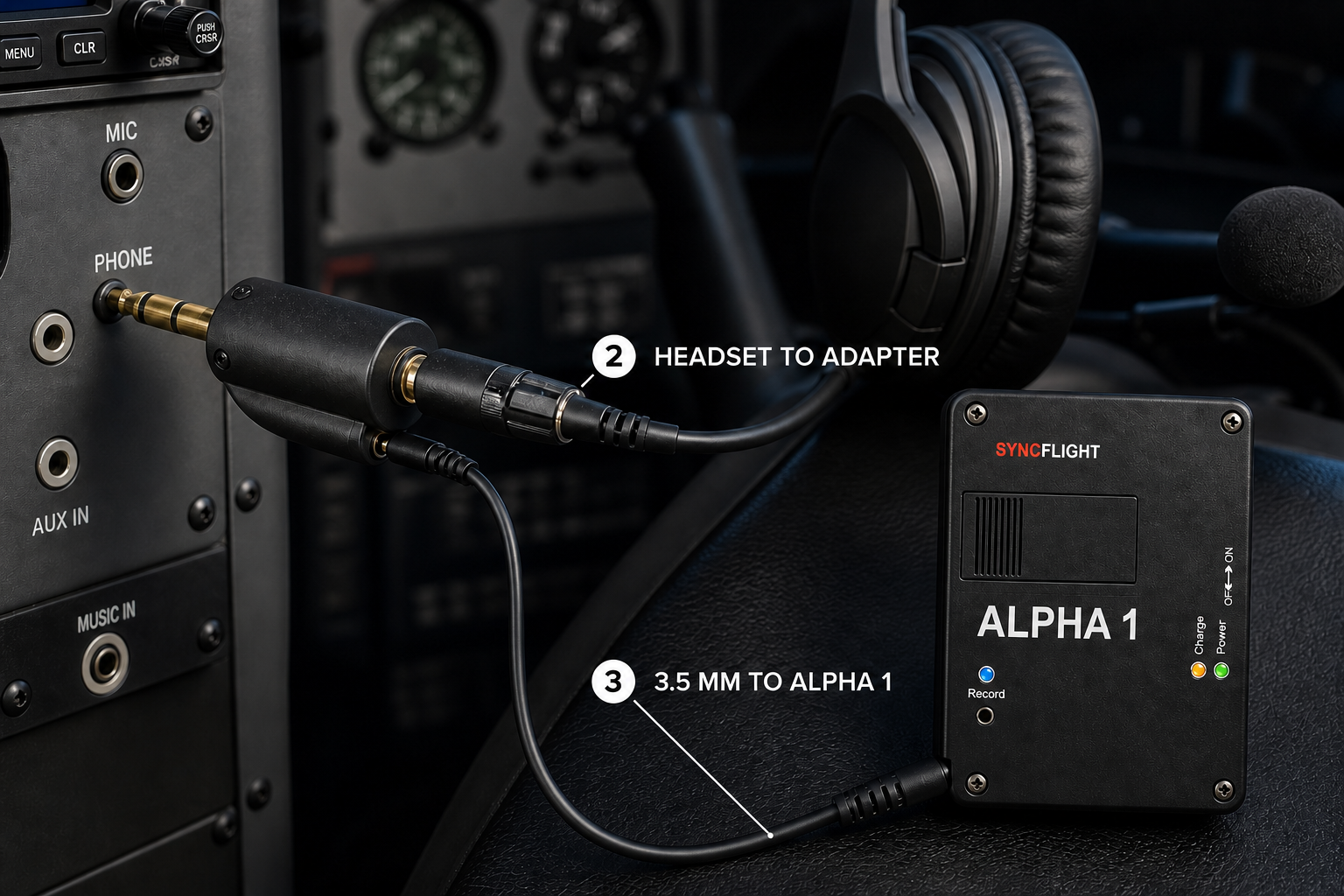 Portable Alpha 1 connection